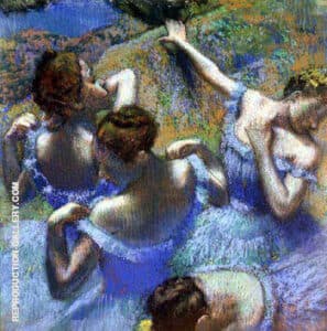 Blue Dancers c1890 By 3607