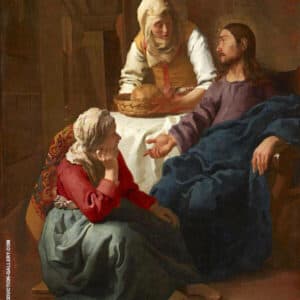 Christ in the House of Mary and Martha c1654