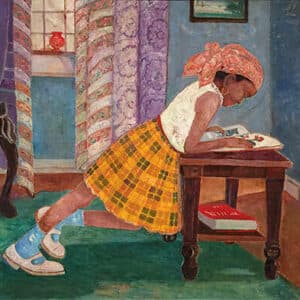 Young Girl Reading 1960