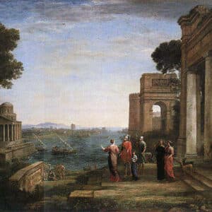 Aeneas Farewell to Dido in Carthago