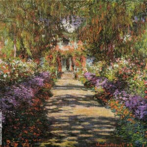 Pathway in Monet’s Garden at Giverny c1901