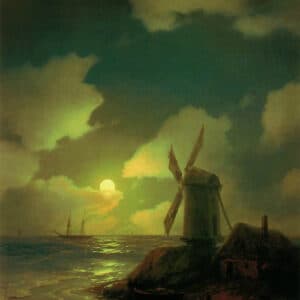 Windmill on the Sea Coast 1851