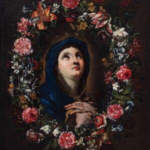 Virgin Mary within a Garland of Flowers