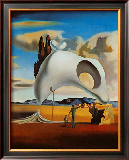 Atavistic Ruins after the Rain 1934 - <a href='https://www.reproduction-gallery.com/oil-painting/1198118600/atavistic-ruins-after-the-rain-1934-by-salvador-dali/'>More Detail</a>