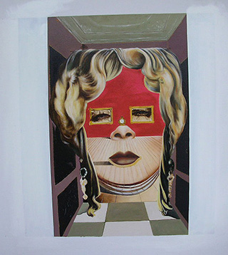 Mae West's Face - <a href='https://www.reproduction-gallery.com/oil-painting/1047953832/mae-west-s-face-which-may-be-used-as-a-surrealist-apartment-1934-1935-by-salvador-dali/'>More Detail</a>