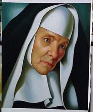 Mother Superior 1935 - <a href='https://www.reproduction-gallery.com/oil-painting/1460018741/mother-superior-1935-by-tamara-de-lempicka/'>More Detail</a>