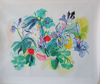 Bouquet Of Lilies And Poppies By Raoul Dufy - <a href='https://www.reproduction-gallery.com/oil-painting/1503991808/bouquet-of-lilies-and-poppies-by-raoul-dufy/'>More Detail</a>