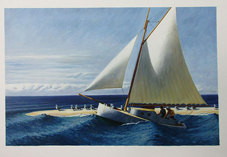 The Martha McKean of Wellfleet 1944 - <a href='https://www.reproduction-gallery.com/oil-painting/1099463770/the-martha-mckean-of-wellfleet-1944-by-edward-hopper/'>More Detail</a>