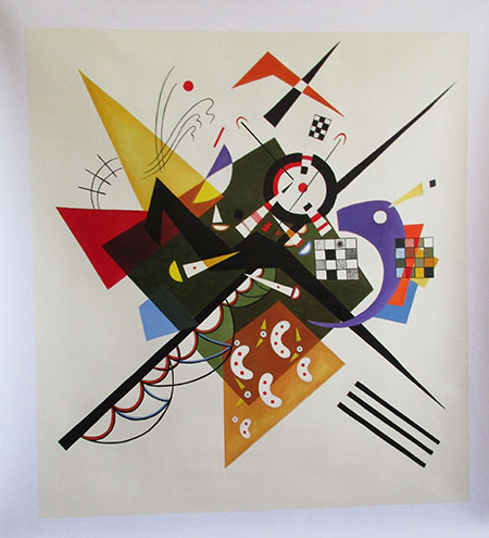 On White II 1923 - <a href='https://www.reproduction-gallery.com/oil-painting/1009608537/on-white-ii-1923-by-wassily-kandinsky/'>More Detail</a>