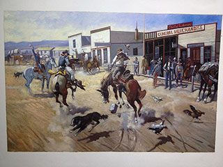 Cowboy Western - <a href='https://www.reproduction-gallery.com/art-movement/cowboy-western/'>More Detail</a>