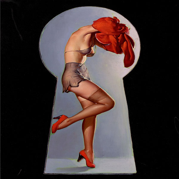 Pin Up Art Oil Paintings